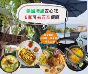 到泰國清邁旅遊，想找無蔥蒜的素食美食嗎？這篇清邁素食指南為你精選了5間位於古城區的優質Vegan餐廳，並教你如何用正確的英文溝通餐點「去五辛」。無論是清爽溫和的泰式綠咖哩、道地的泰北船麵、外國人最愛的純素版班尼迪克蛋，還有獲得米其林的泰式料理，清單裡通通找得到！文末加碼推薦 ChaTraMue手標牌純素泰奶的完美點法，清邁素食地圖也納入素食旅館和素食料理教室，讓你出國玩也能安心享受泰國豐富的蔬食文化。